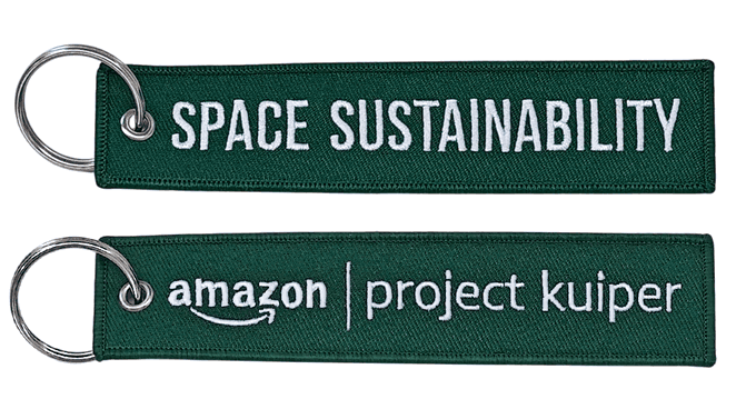 Green remove before flight keychains